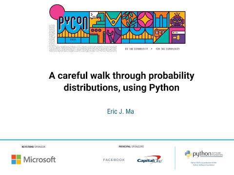 Talk: Eric J. Ma - A careful walk through probability distributions, using Python