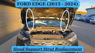 Ford Edge - FRONT HOOD SUPPORT STRUT REMOVAL / REPLACEMENT (2015 - 2024)