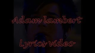 Adam Lambert-Cuckoo~With Lyrics~ HD