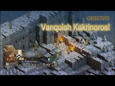 Tactics Ogre Reborn - (Law Path) Chapter 3 - Story Battle: Brigantys South Curtain Wall [002-2]