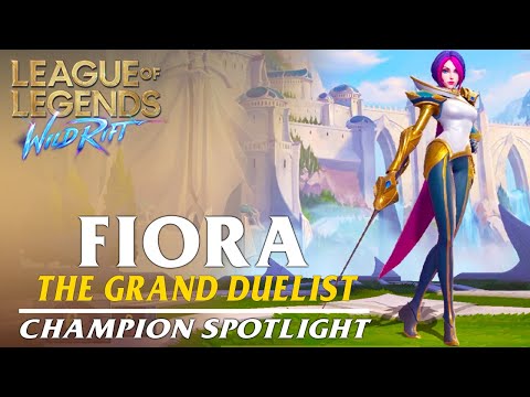 Fiora: Champion Spotlight | Ability Preview - WILD RIFT