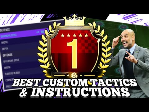 MY 1ST IN THE WORLD CUSTOM TACTICS & INSTRUCTIONS!! BEST META FORMATION TO GET YOU TOP 200 | FIFA 21