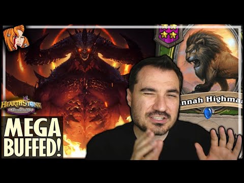 DIABLO HAS BEEN MEGA-BUFFED! - Hearthstone Battlegrounds