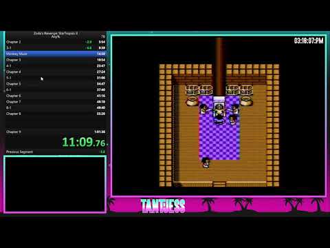 Zoda's Revenge: Startropics II (NES) Any% Speedrun in 1:00:53 (Former WR) by TheTantalus