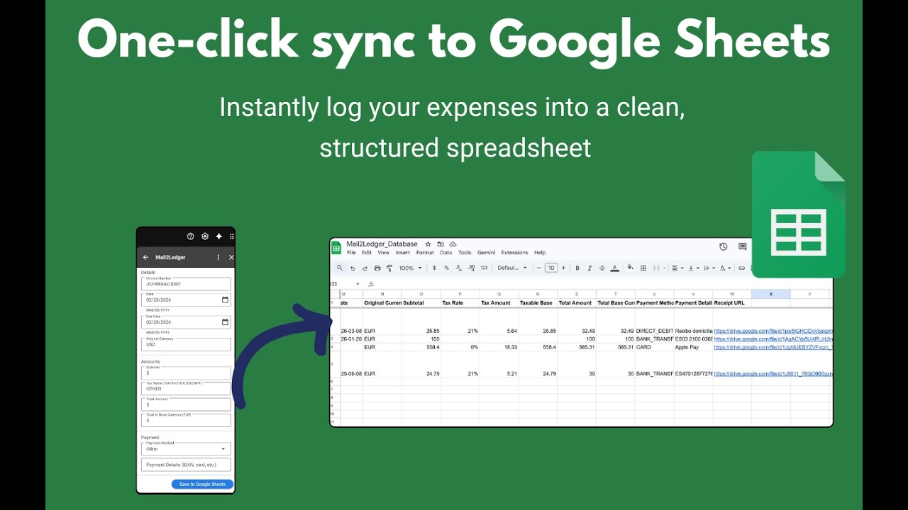 Mail2Ledger demo video