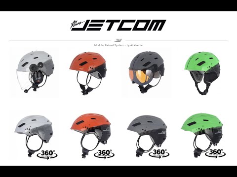 APCOAVIATION Jetcom Paragliding Paramotor  Motorschirm Helm