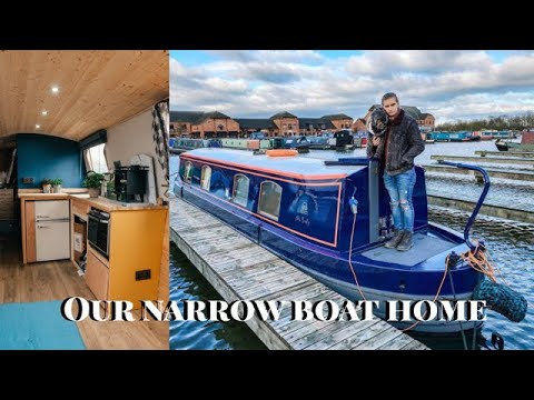 Tiny House Boat Tour - 34ft Narrow Boat Walk-through