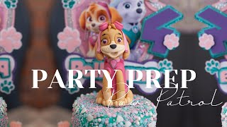 PAW PATROL PARTY PREP | DIY BALLOONS, BAKING, PARTY BAGS | SKYE AND EVEREST PARTY THEME