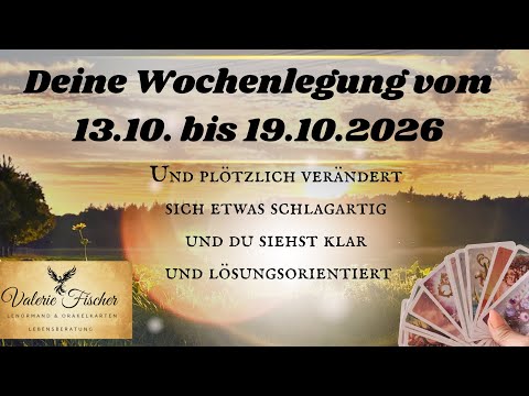 Your weekly reading from 13.10 to 19.10.2025