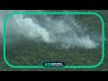 Wildfire burning in Jackson Township