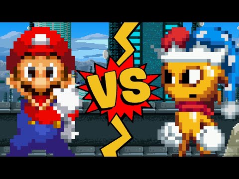 M.U.G.E.N Battles | Mario vs Spark the Electric Jester