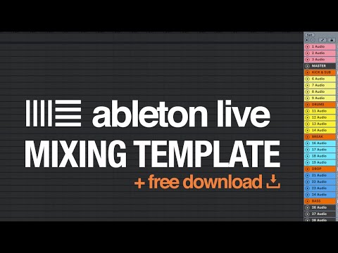 MIX your tracks with an ORGANIZED and EFFECTIVE Mixing Template! (+Free download)