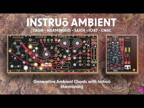 Generative Ambient Chords with Instruō Harmonaig & Plateau | VCV Rack Patch