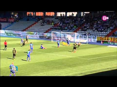 Gol Alberto Perea Ponferradina 0 - Llagostera 1. Liga Adelante 14/15