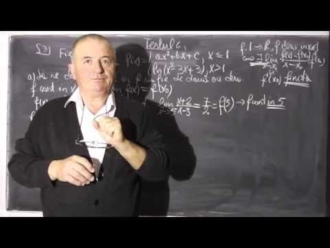 1/3 Lectia 282 - Continuitate Derivabilitate Sisteme liniare Matrici Determinanti Integrale