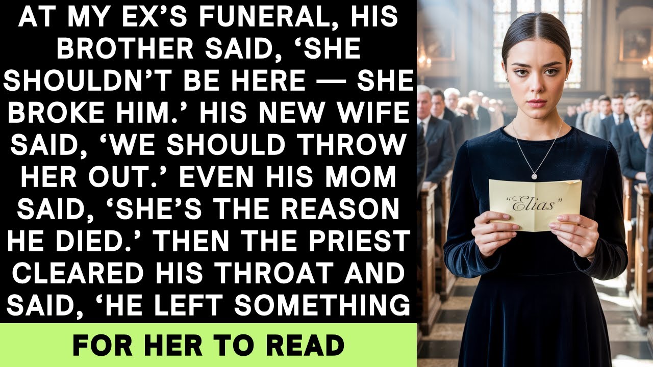 At My Ex’s Funeral, Everyone Blamed Me—Until the Priest Revealed the Truth