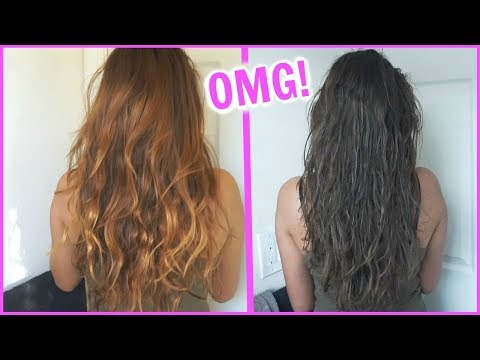 OMG! DYE YOUR HAIR WITH ACTIVATED CHARCOAL! │CHARCOAL HAIR MASK FOR DRY DAMAGED HAIR│DIY HAIR DYE