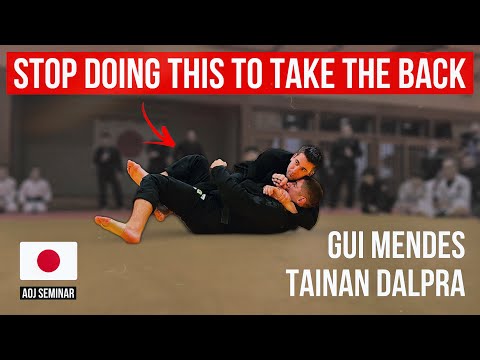 How to take the back from a guard pass — from Gui Mendes at the Art of Jiu Jitsu Japan seminar