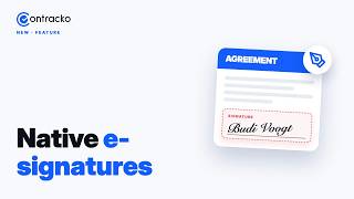 E-signatures in Contracko: send, sign, and manage contracts