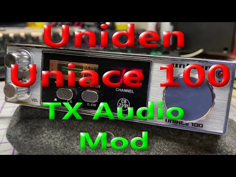 EP 206 - Uniden / Uniace 100 - TX audio mod.