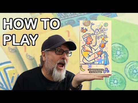 How to Play Soda Jerk | Designed by Chris Yi | Published by Allplay | A super tasty Card Game!