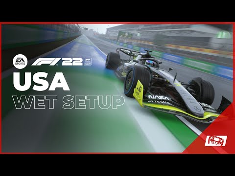 F1 22 USA Wet Setup - Wet Weather Race Setup!