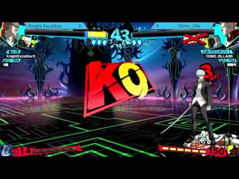 P4AU Netplay Tourney Winners Finals - Knight (Narukami) vs DomoZilla (Akihiko)