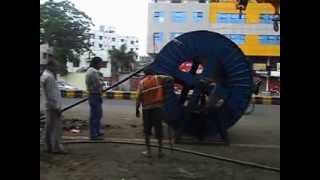 preview picture of video 'Cable Laying at Nagpur'