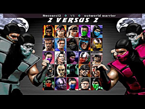 Ultimate Mortal Kombat 3 Plus (Hack) - NecoarcI2 vs outworld warrior