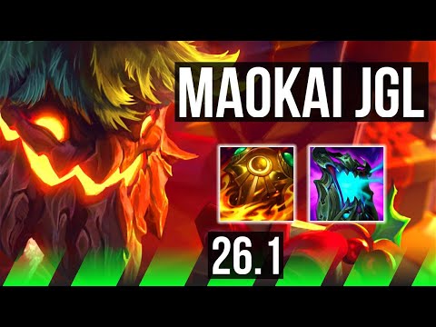 MAOKAI vs SYLAS (JGL) | Perfect KDA: 2/0/13 | EUW Master | 26.1