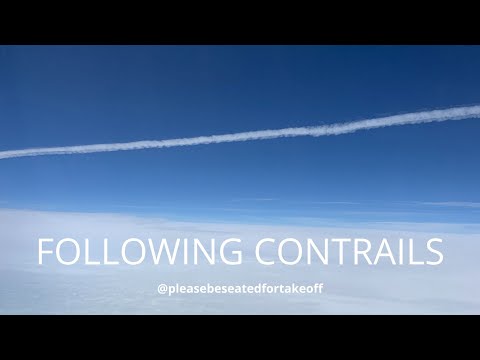 Aircraft Contrails | RIGA to BELGRADE Flight