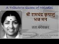 Shree Ramchandra Kripalu Bhaja Mana by Lata Mangeshkar | Music Direction - Hridaynath Mangeshkar