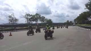 preview picture of video 'Ducati Malaysia convoy to MotoGP Sepang 20131012 151851'