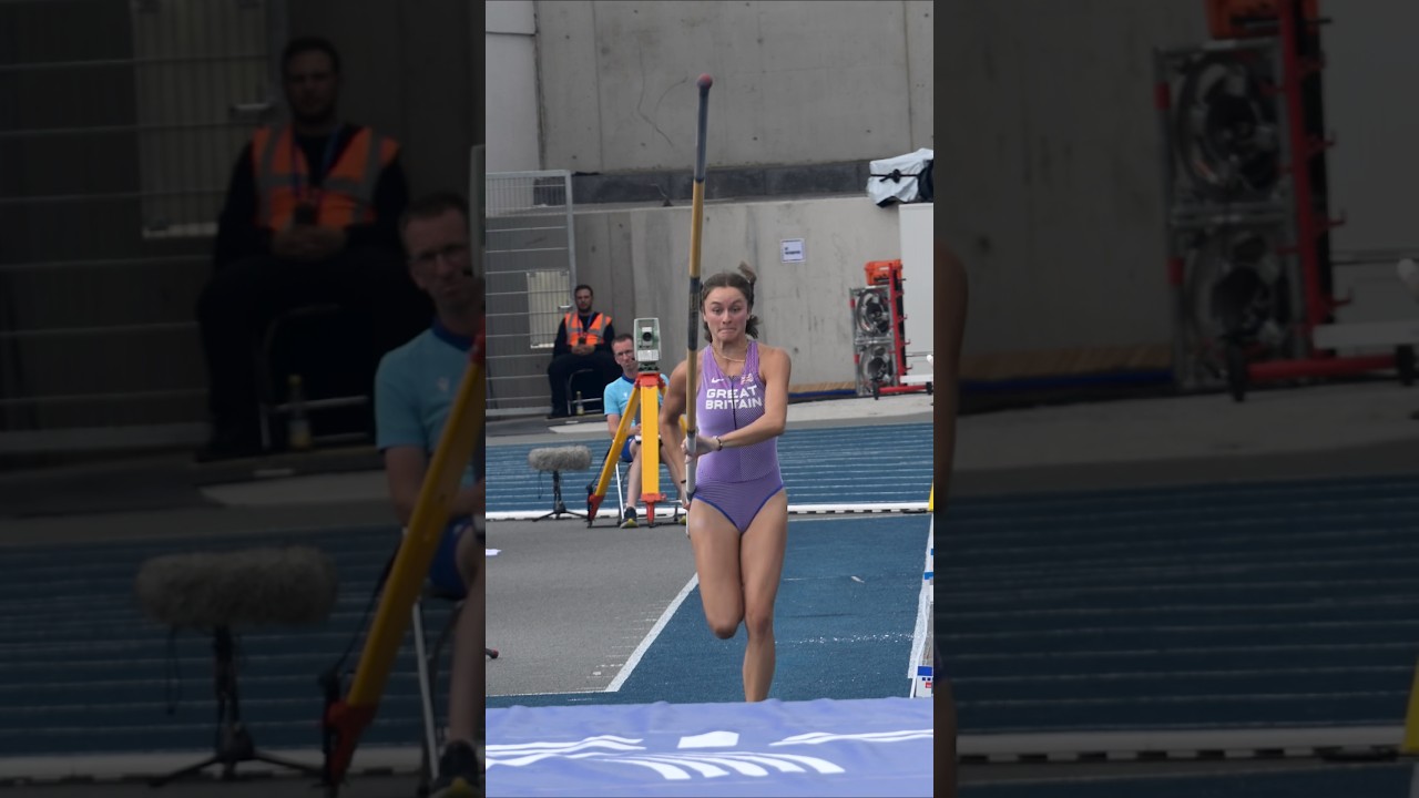 Great Britain’s Gemma Tutton clears 4.20m at World University Games polevault