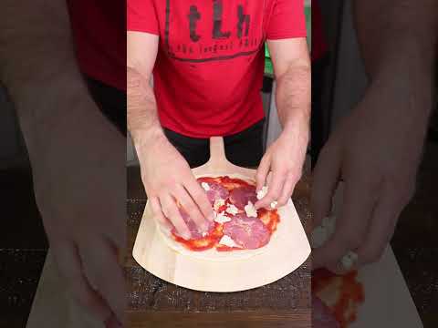 PIZZA DIAVOLA! Scharfe Pizza mit Chilis und Gabagool #shorts #pizza #scharf