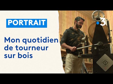 Portrait de Ludovic : mon quotidien de tourneur sur bois