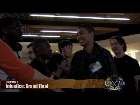 Injustice Grand Final RG Sonic Fox vs EMPR Jupiter + The Aftermath! - Civil War 6 Tournament