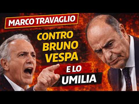 Marco Travaglio contro Bruno Vespa e lo umilia