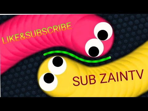 Slither.io Best Tiny Snake vs Noob Giant Snakes - Epic Slitherio Gameplay