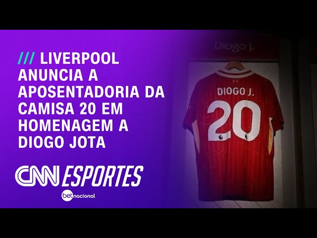 Liverpool anuncia aposentadoria da camisa usada por Diogo Jota | CNN ARENA
