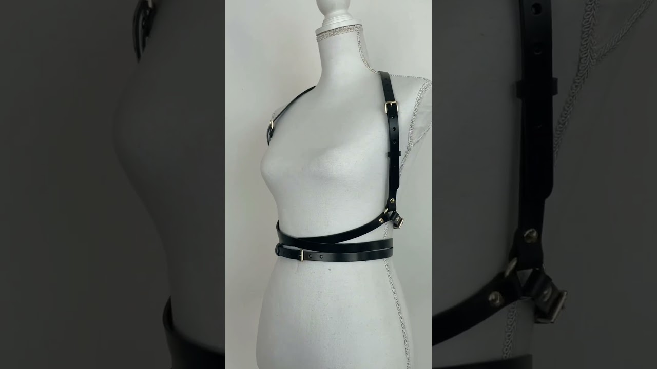 The Slim Double Belt Harness 🔥 #styleshorts #styleinspo #shortsfeed #shortsviral #shortfeed #ootd