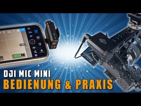 DJI Mic Mini 🎤 Operation & Practice with Smartphone, DSLR, PC