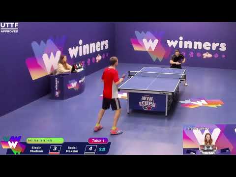 WINners CUP table 1 20.12 Siedin Vladimir - Badai Maksim 10:00