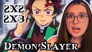 TANJIRO IS SO BRAVE! | DEMON SLAYER 2x2 & 2x3 REACTION Deep Sleep & Should Have Been