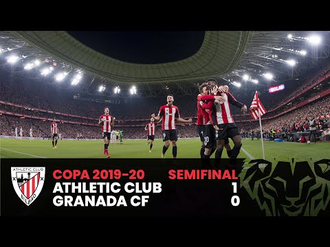 Imagen de portada del video RESUMEN | Copa del Rey Semifinales (ida) | Athletic Club 1-0 Granada CF ⚽