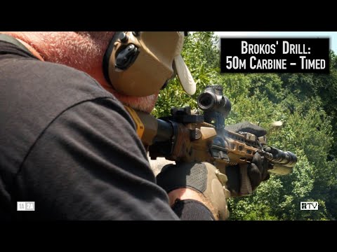 Brokos' 50m Carbine Drill - Timed