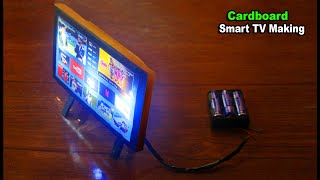 How to make SMART TV at home Using Cardboard - Making Cardboard TV - TV Making