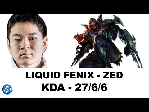 Liquid Fenix(Zed) vs WFX Pobelter(Azir) - NA SoloQ