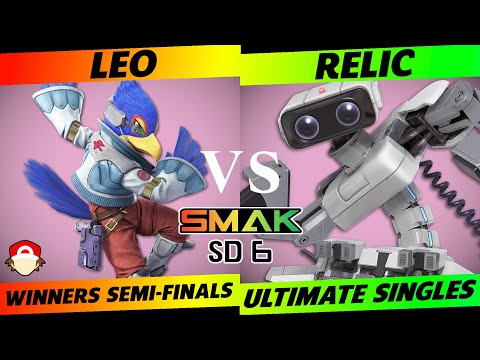 SMAK-SD6 Winners Semi-Finals - Leo (Falco, PKMN Trainer) vs. Relic (R.O.B.) - SSBU