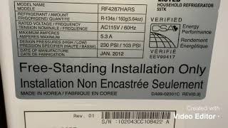 Samsung fridge RF4287HARS how to replace defroster tab